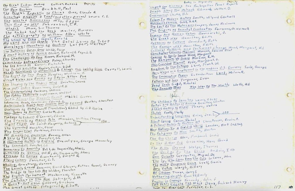 Antes de morir, este hombre dejó una lista de todo lo que había leído en su vida: 3.599 libros de todo tipo que ahora puedes consultar